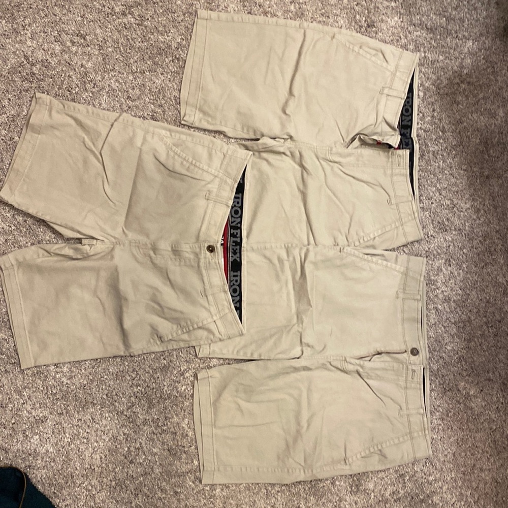Bundle - 3 pair Men’s Iron Flex Flat Front Shorts
